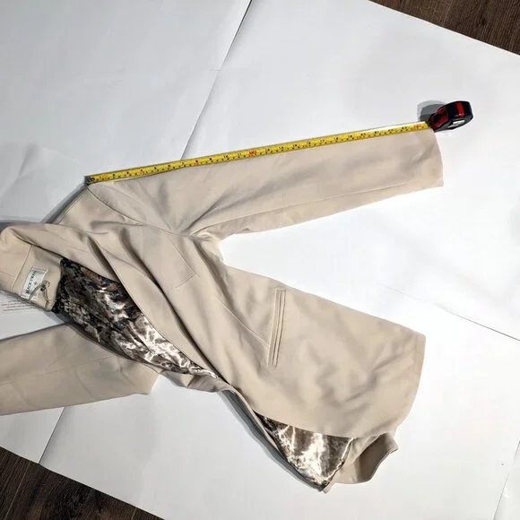 NWT Black Swan Daniella Blazer Jacket, Linen, size M - Picture 13 of 16